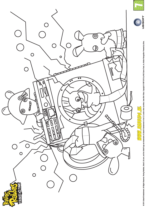 rabbids go home coloring pages - photo #34