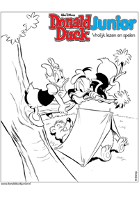 Klik hier voor de kleurplaat van kleurwedstrijd Donald Duck ( nr. 3 )