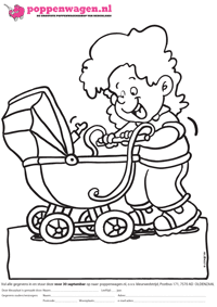 Klik hier voor de kleurplaat van kleurwedstrijd poppenwagen ( nr. 2 )