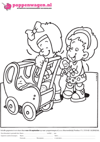 Klik hier voor de kleurplaat van kleurwedstrijd poppenwagen ( nr. 5 )