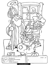 Klik hier voor de kleurplaat van Sinterklaas kleurwedstrijd 6