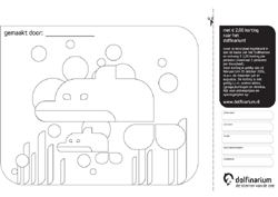 Klik hier voor de kleurplaat van Dolfinarium 01
