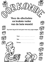 oorkonde vaderdag